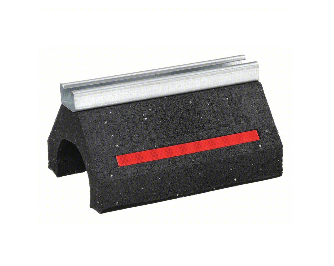 Heavy-Duty Rooftop Pipe Support Block with Strut Channel